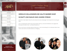 Tablet Screenshot of halitsbarbershop.de
